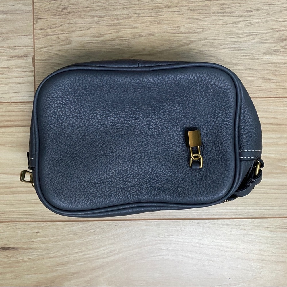 J Crew Signet Crossbody Leather Bag